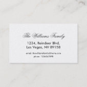 Dubai City VAE Flaggenfarben Typografie Visitenkarte (Rückseite)