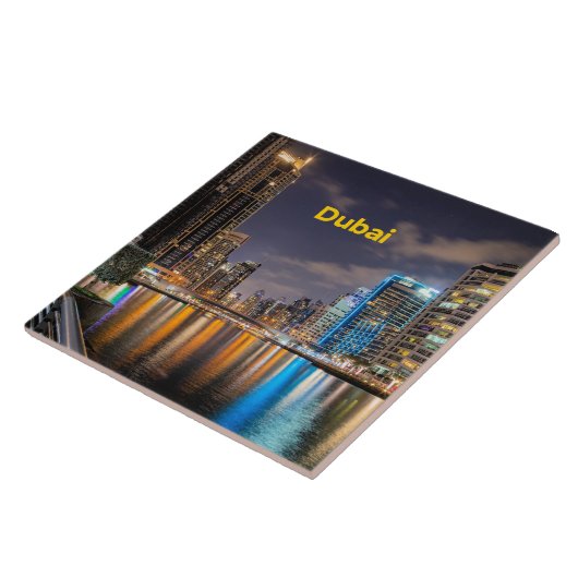 Dubai Cityscape Fliese (Seite)
