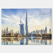 Dubai Cityscape VAE Reise Magnet (Vorderseite)