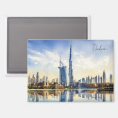 Dubai Cityscape VAE Reise Magnet (Vorderseite/Rückseite)