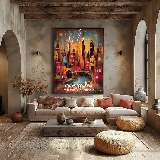 Dubai: Ciudad de Innovación Poster