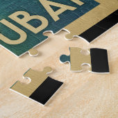 Dubai Coast Vintage Travel Puzzle (Seite)