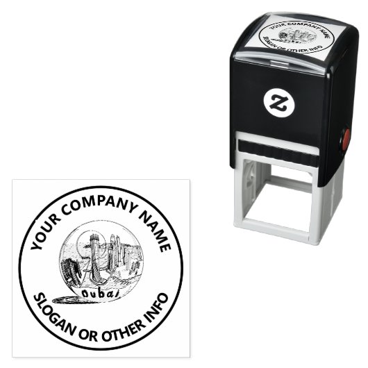 Dubai Custom Business Logo Permastempel (Beispiel)