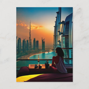 Dubai der Zukunft Postkarte