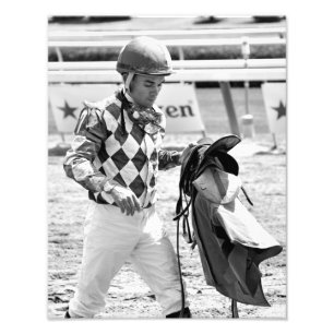 Dubai Derby gewinnt Jockey Jockey Rosario Fotodruck