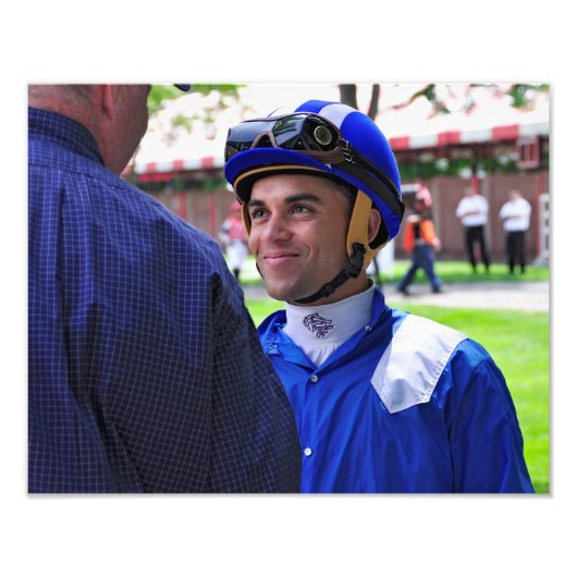 Dubai Derby gewinnt Jockey Joel Rosario Fotodruck (Vorne)
