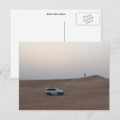 Dubai Desert Safari Postkarte (Vorne/Hinten)