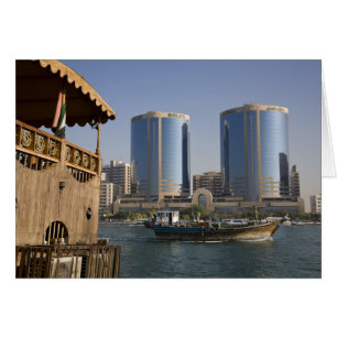 Dubai, Dubai, Dubai Creek. Dhow Cruises Channel