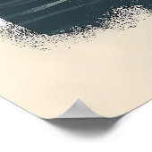 Dubai Dusk - Minimalistische Skyline-Reflektionen Poster (Ecke)