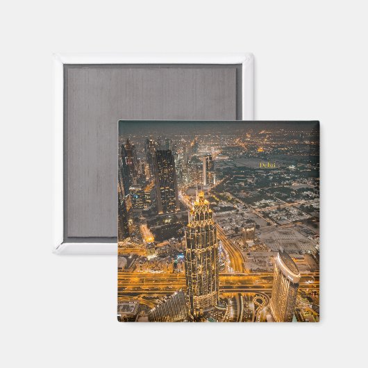 Dubai Emirates, Burj Khalifa, Magnet (Vorderseite/Rückseite)