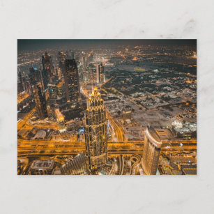 Dubai Emirates, Burj Khalifa, Postkarte