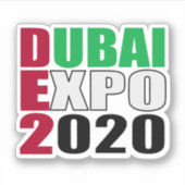 dubai expo 2020 aufkleber (Vorderseite)