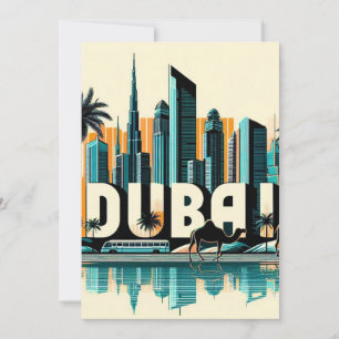 Dubai Feiertagskarte