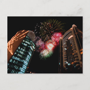Dubai Fireworks Postkarte