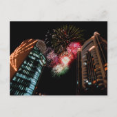Dubai Fireworks Postkarte (Vorderseite)