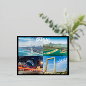 Dubai Folien Feiertagspostkarte (Stehend vorne)