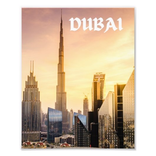 Dubai Fotodruck (Vorne)