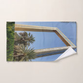 Dubai Frame Gebäude mit Sitz in Zabeel Park Handtuch (Handtuch)