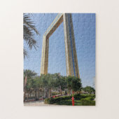 Dubai Frame Gebäude mit Sitz in Zabeel Park Puzzle (Vertikal)