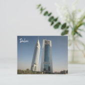 dubai Gebäude Postkarte (Stehend Vorderseite)