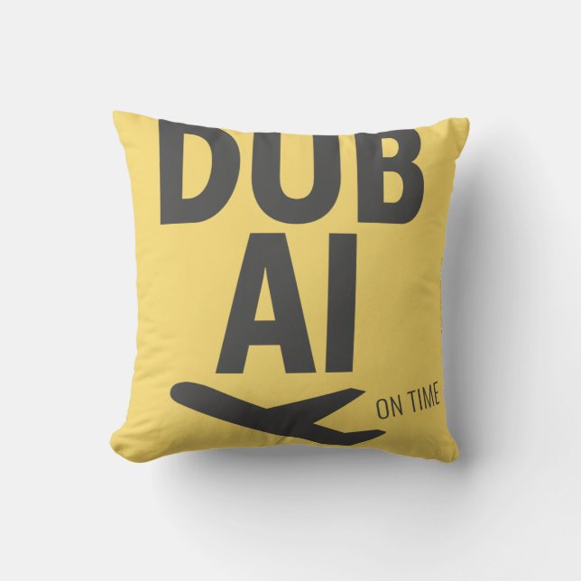 DUBAI-GEFÜHL KISSEN (Vorderseite)