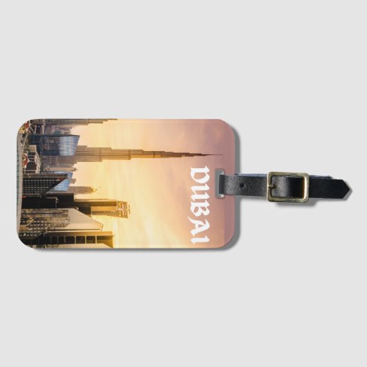 Dubai Gepäckanhänger (Vorderseite (Horizontal))