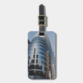 Dubai Glashochhaus Gepäckanhänger (Vorderseite vertikal)