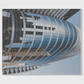 Dubai Glashochhaus Geschenkpapier (Flach)