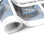 Dubai Glashochhaus Geschenkpapier (Rolleneckpunkt)