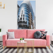 Dubai Glashochhaus Leinwanddruck (Insitu (Wohnzimmer))