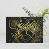 Dubai Gold Style Art Karte  (Stehend Vorderseite)