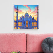 Dubai Grand Mosque UAE Sunset Leinwanddruck (Insitu (Wohnzimmer))