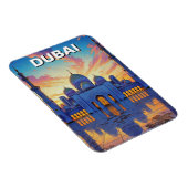 Dubai Grand Mosque UAE Sunset Magnet (Rechte Seite)