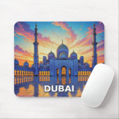 Dubai Grand Mosque UAE Sunset Mousepad (Mit Mouse)