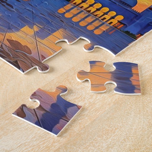 Dubai Grand Mosque UAE Sunset Puzzle (Seite)