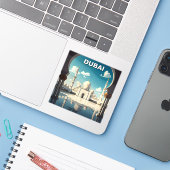 Dubai Grand Mosque VAE Travel Aufkleber (Laptop mit iPhone)