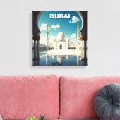 Dubai Grand Mosque VAE Travel Leinwanddruck (Insitu (Wohnzimmer))