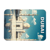 Dubai Grand Mosque VAE Travel Magnet (Horizontal)