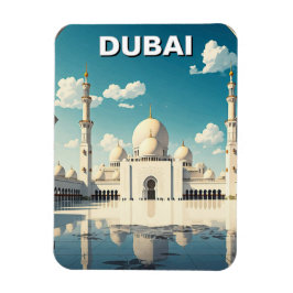 Dubai Grand Mosque VAE Travel Magnet