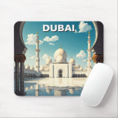 Dubai Grand Mosque VAE Travel Mousepad (Mit Mouse)