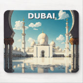 Dubai Grand Mosque VAE Travel Mousepad (Vorne)
