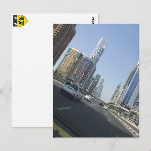 dubai high postkarte (Vorne/Hinten)