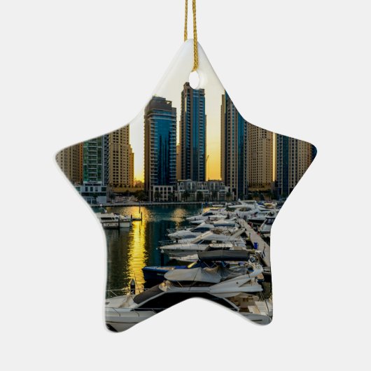 Dubai Hochgebirge Gebäude von Dubai Keramik Ornament (Rechts)