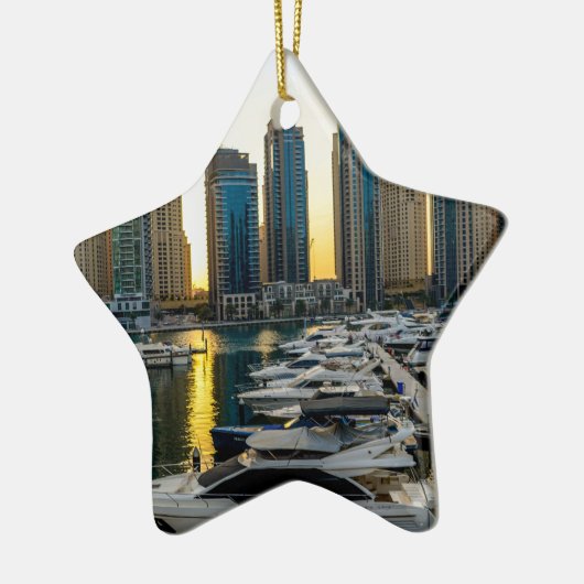 Dubai Hochgebirge Gebäude von Dubai Keramik Ornament (Links)
