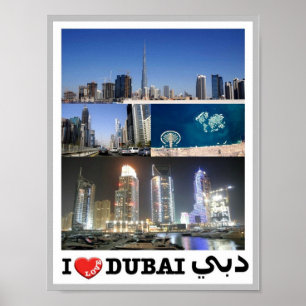 Dubai - I Liebe - Poster