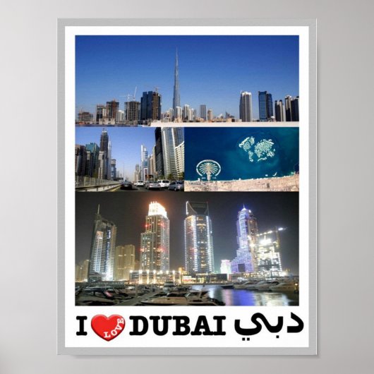 Dubai - I Liebe - Poster (Vorne)