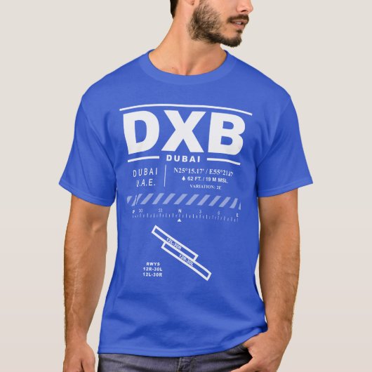 Dubai International Airport DXB T - Shirt (Vorderseite)