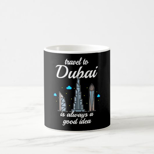 Dubai ist immer eine gute Idee Kaffeetasse (Mittel)