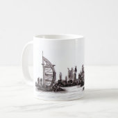 Dubai Kaffeetasse (Vorderseite Links)