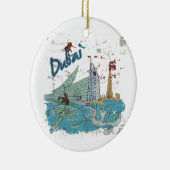 Dubai Keramik Ornament (Rechts)